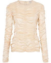 KHAITE - Rory's Pleated Top - Lyst
