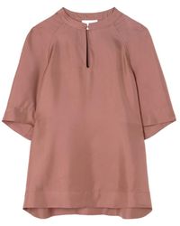 Loulou de Saison - Zeus Silk-Twill Blouse - Lyst