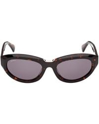 Max Mara - Oval Frame Sunglasses - Lyst