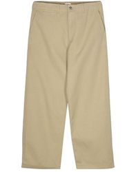 Burberry - Wide-Leg Chino Trousers - Lyst