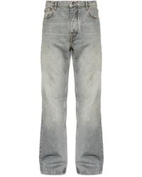 Off-White c/o Virgil Abloh - Logo Patch Bootcut Jeans - Lyst