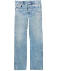 Saint Laurent - Loose-Fit Mid-Rise Jeans - Lyst