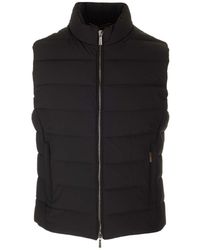 Moorer - Sleeveless Vest - Lyst
