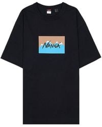 NANGA - Hybrid Logo T-Shirt - Lyst