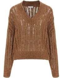 Brunello Cucinelli - Rib Sweater R - Lyst