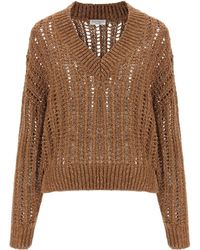 Brunello Cucinelli - Rib Sweater R - Lyst