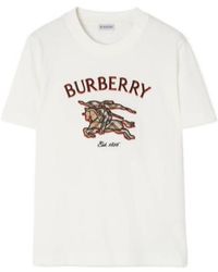 Burberry - Frankie Equestrian Logo T-Shirt - Lyst