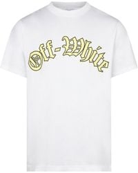 Off-White c/o Virgil Abloh - Round-Neck Short-Sleeved Shirt - Lyst