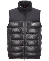 Moncler - Logo Patch Quilted Vest - Lyst