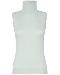 Sportmax - Sleeveless Pure Wool Sweater - Lyst