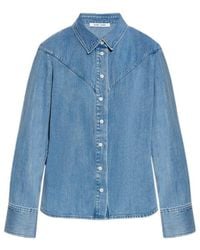 Samsøe & Samsøe - Samos Denim Button-Up Shirt - Lyst