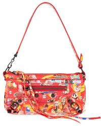 Balenciaga - Le City Ice-Cream Print Shoulder Bag - Lyst