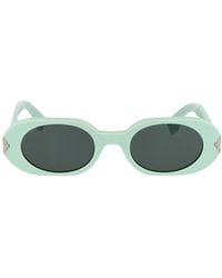 Marcelo Burlon - Nire Oval Sunglasses - Lyst