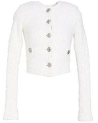 Balenciaga - Metallic Tweed Blazer - Lyst