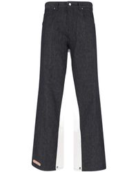 PDF CHANNEL - Pdf Panelled Straight-Leg Jeans - Lyst