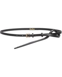 Max Mara - Logo Engraved Buckle Belt - Lyst