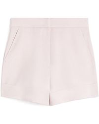 Max Mara - Mxmcelebre Turn-Up Hem Shorts - Lyst