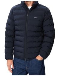 Calvin Klein - Quilted Logo-Print Jacket - Lyst