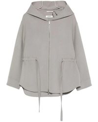 Max Mara - Long-Sleeved Hooded Casual Jacket - Lyst