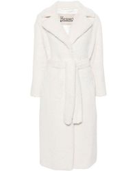 Herno - Belted Faux-Fur Coat - Lyst