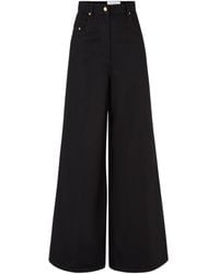 Nina Ricci - Wide-Leg Flared Pants - Lyst