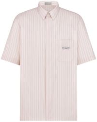 Dior - Short-Sleeved Shirt With Christian Paris Tag - Lyst