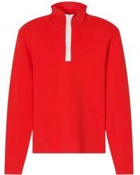Closed - Half-Zip Long-Sleeve Sweater - Lyst