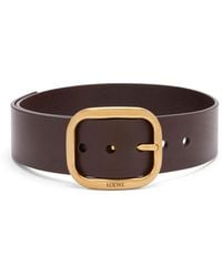 Loewe - Rounded Soft Belt In Classic Calfskin - Lyst