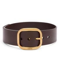 Loewe - Rounded Soft Belt In Classic Calfskin - Lyst