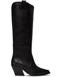 Anine Bing - Tania Block Heel Knee-High Boots - Lyst