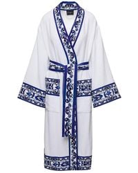 Dolce & Gabbana - Terry Belted Bathrobe - Lyst