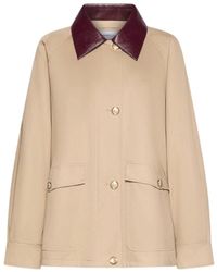 Marella - Collared Button-Front Casual Jacket - Lyst