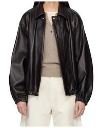 Ssstein - Zippered Leather Jacket - Lyst