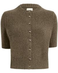 KHAITE - Short-Sleeved Knit Top - Lyst