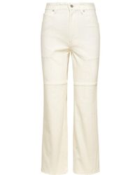 Jil Sander - Buttoned Straight Leg Jeans - Lyst