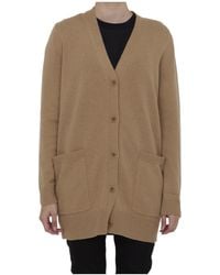Max Mara - Villar V-Neck Long-Sleeved Cardigan - Lyst