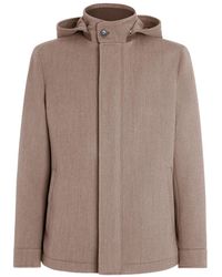 ZEGNA - Concealed-Fastening Hooded Jacket - Lyst
