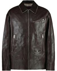 Gucci - Collared Zip-Up Jacket - Lyst