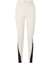 Mugler - High-Waisted Skinny Jeans - Lyst