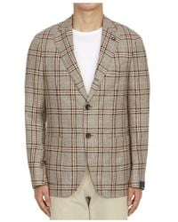 Lardini - Long Sleeved Suit Jacket - Lyst
