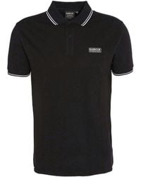 Barbour - Evan Tipped Short-Sleeved Polo Shirt - Lyst