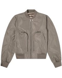 Rick Owens - Bauhaus Flight Zip-Up Bomber Jacket - Lyst