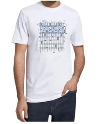 BOSS - Logo-Detail T-Shirt - Lyst