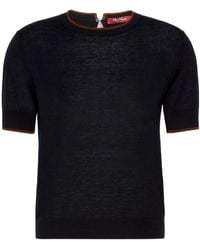 Max Mara - Studio Mstagenda Short-Sleeved Knitted Top - Lyst