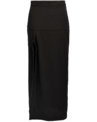 Lemaire - Asymmetrical Wrapover Skirt - Lyst