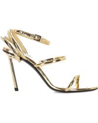 Alaïa - Open Toe High Heel Sandals - Lyst