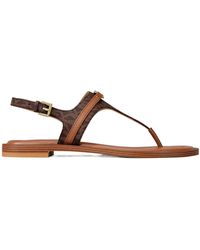 MICHAEL Michael Kors - Mandy Flat Sandals - Lyst