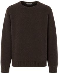 The Row - Long-Sleeved Crew Neck Sweater - Lyst