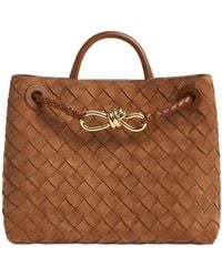 Bottega Veneta - Andiamo Woven Shoulder Bag - Lyst