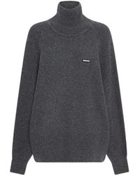ROTATE BIRGER CHRISTENSEN - Knit Highneck Sweater - Lyst